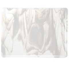 BE Opalescent white transparent clear (±25x29cm)