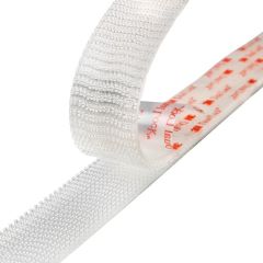 Transparent plastic velcro 