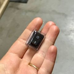 On/off switch incl. plastic boot for Kristall machine