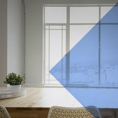 130-8sf licht blauw glas