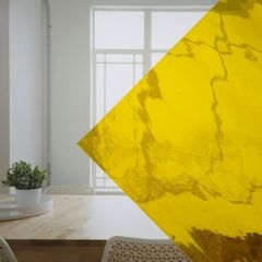 161 geel waterglas