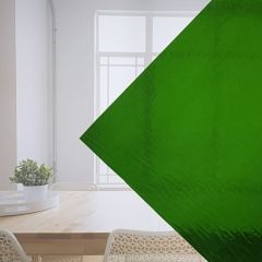 Groen glas voor glas-in-lood