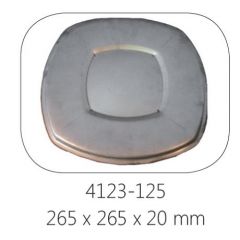 Fenix RVS mal  fruit plate 265 x 265 x 20 mm