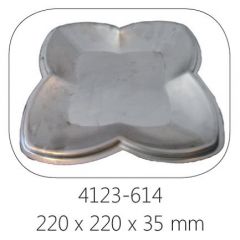 Fenix RVS mal fruit plate 220 x 220 x 35 mm