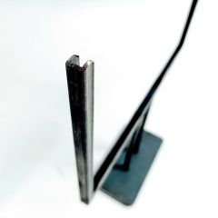 Rectangular foot for glass plate 30 cm