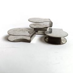 Glass clip ‘U’ for 4mm glass (12 pieces)