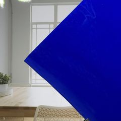 0147-30 blauw bullseye glas