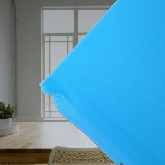 0216-30 blauw Bullseye glas