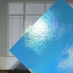 Light Cyan Blue opalescent iridicent