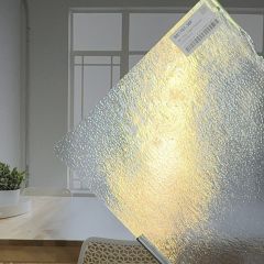 Clear, Gold iridescent
