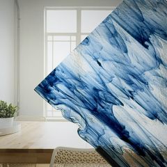 BE Clear/Blue Aventurine (±25x29cm)