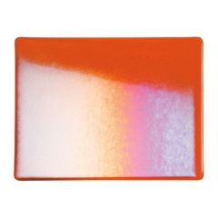 Orange transparent iridiscent