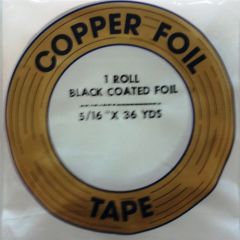 Copper foil EDCO Black back 5/16 inch - 8 mm.
