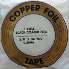 Copper foil EDCO Black back 3/8 inch - 9,5 mm