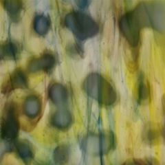 Mississippi River Glass Green/Yellow/White/Blue semi-transparent 7042 M