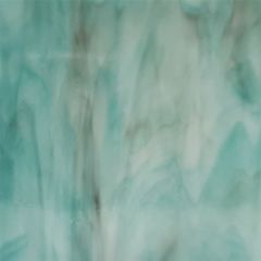 Mississippi River Glass Turquoise/White opalicent 5013 S