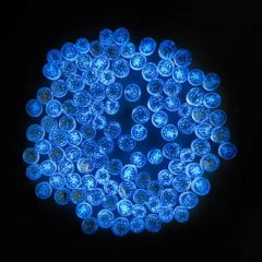 Millefiori COE90 Sky blue Glow Dots verpakt per 25 Gram