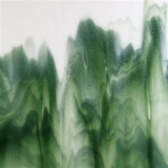opalescent white transparent aventurin green