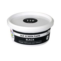 Color Line zeefdrukpasta 119 zwart pot a 150Gram