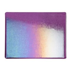 Violet transparent iridescent 2mm