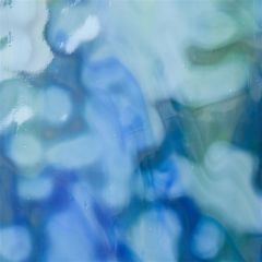 Mississippi River Glass opaque moss green/white/blue 7030M