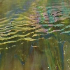 Mississippi River yellow blue green 7100 Ripple iridescent (±30x30cm)