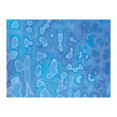 Bullseye Ring Mottles Light blue Cobalt blue NON FUSIBLE!