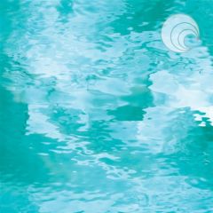 Caribbean Blue waterglass 532-1 (COE 96) (30x30)