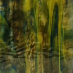 Mississippi River green yellow blue 7086 Ripple (±30x30cm)