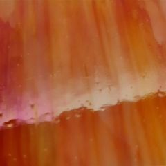 Mississippi River Glass Orange/Red opalicent 7002 S