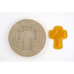 Vermiculiet round mould Cross 1