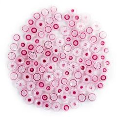 Millefiori COE90 Vortex - Pale Pink Rose verpakt per 25 Gram
