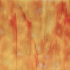 Mississippi River Glass Orange/White/Red semi-transparent 1017 M