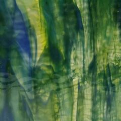 Mississippi River opal Green Turquoise 7082 Ripple (±30x30cm)