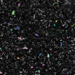 Oceanside frit 56-F-IR-8 coarse opaque black iridescent 240g