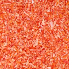 Oceanside frit 6755 coarse DualTone opaque orange red 240g