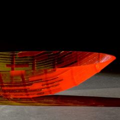 Unique piece in glass fusing technique