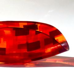 Fused bowl, a vibrant combination