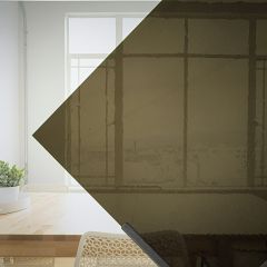 Mondgeblazen glas Mosgroen F39 (±30x30cm)