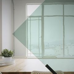 Goethe glass turquoise 3mm (60 x 90cm)