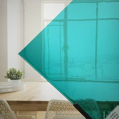 Echt Antiek Turquoise op blank 2375U (eenmalige partij) ±30x30cm