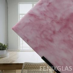 Mississippi River Glass opaque Pink White 1002 S