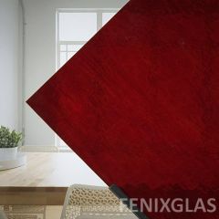 Mississippi River Glass transparent Red 1010 C