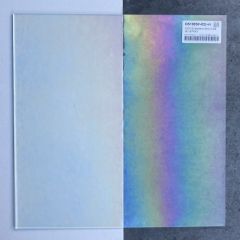 Clear 100SF ICE Irid 3mm (COE 96) (30X30)