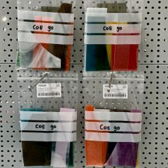Bullseye COE90 scrap pack zakje per 500gram