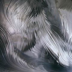 Pale Gray on clear NON fusible (30x30)