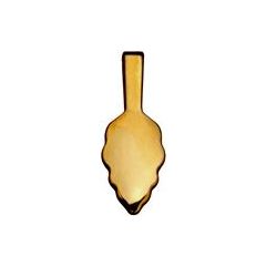 Aanraku Gold-Plated Jewelry Bails Leaf Medium (25 pcs)
