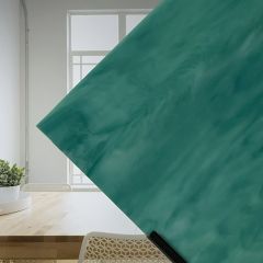 Mississippi River Glass Turqoise/White 8006 S (±30x30cm)