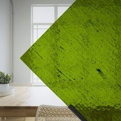Mississippi River glass Grass green 8009 C (±30x30cm)