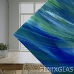 Wissmach Whispy semi-translucent Blue/Green/White 197 WO